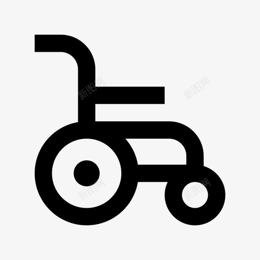 轮椅残疾人病人图标svg_新图网 https://ixintu.com 残疾人 病人 药品 轮椅