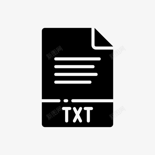 txt文档扩展名图标svg_新图网 https://ixintu.com txt 名称 扩展名 文件 文件格式ver4a 文档
