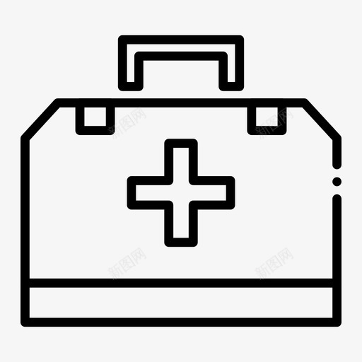 医生包急救包健康图标svg_新图网 https://ixintu.com 健康 医生包 医疗 医疗包 医院 急救包