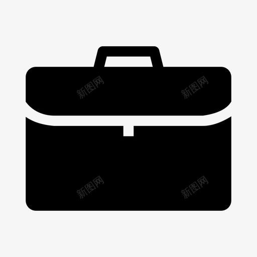 包公文包工作图标svg_新图网 https://ixintu.com 公文包 办公室 包 工作 皮革