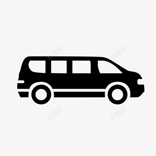 MPV车型svg_新图网 https://ixintu.com MPV车型 保姆车
