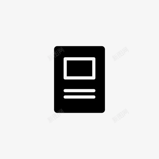 书籍office应用程序字形图标svg_新图网 https://ixintu.com office应用程序字形 书籍