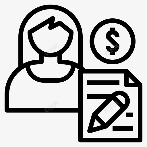 贷款申请人银行企业图标svg_新图网 https://ixintu.com 个人 个人贷款 企业 贷款申请人 银行