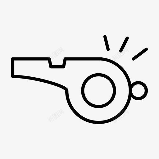 口哨教练足球图标svg_新图网 https://ixintu.com 口哨 教练 足球
