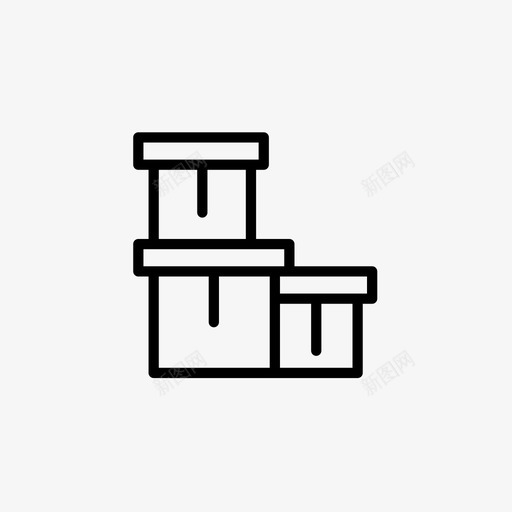 袜子填充器礼物圣诞套装4图标svg_新图网 https://ixintu.com 圣诞套装4 礼物 袜子填充器