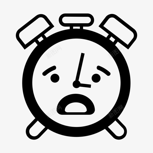 担心的闹钟坏的恐怖的图标svg_新图网 https://ixintu.com 分钟 坏的 小时 恐怖的 担心的闹钟 时间