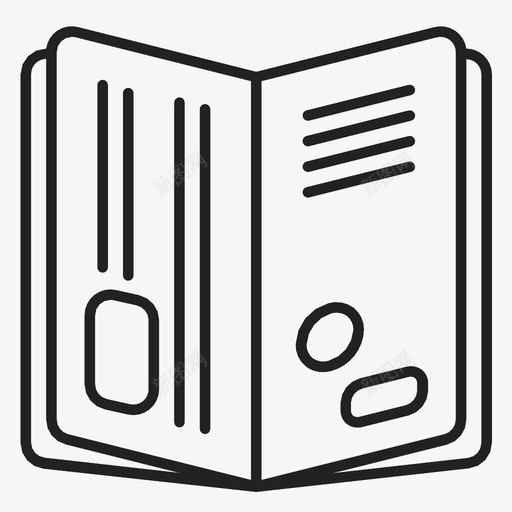 签证护照印章图标svg_新图网 https://ixintu.com 印章 护照 签证