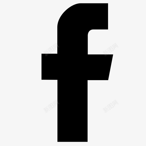 fbsvg_新图网 https://ixintu.com fb Social Media Icon White-In