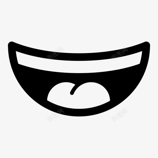 微笑的嘴卡通快乐图标svg_新图网 https://ixintu.com 卡通 嘴巴 微笑 微笑的嘴 快乐 牙齿