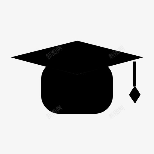 毕业戴帽子学生图标svg_新图网 https://ixintu.com 学生 戴帽子 毕业