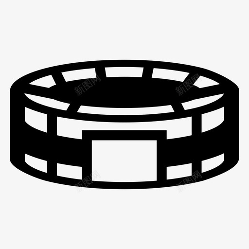 体育场场地足球场图标svg_新图网 https://ixintu.com 体育场 场地 足球场 运动场