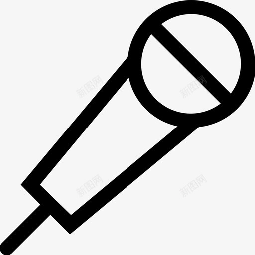 麦克风圣歌卡拉OK图标svg_新图网 https://ixintu.com 卡拉OK 唱歌 圣歌 租赁物业 调音 麦克风