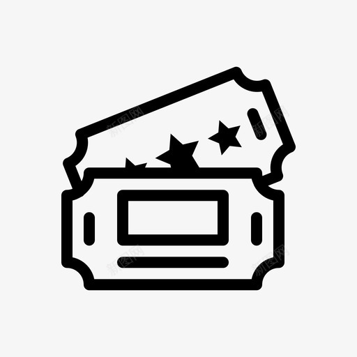 电影票马戏团入场券图标svg_新图网 https://ixintu.com 元旦晚会入场券 入场券 培训入场券 电影票 网上商店 通行证 马戏团