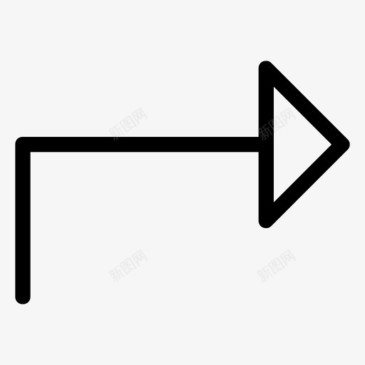 向右转svg_新图网 https://ixintu.com 向右转 Icon Set-04-40