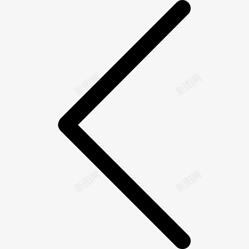顶栏左侧返回键-21svg_新图网 https://ixintu.com 顶栏左侧返回键-21