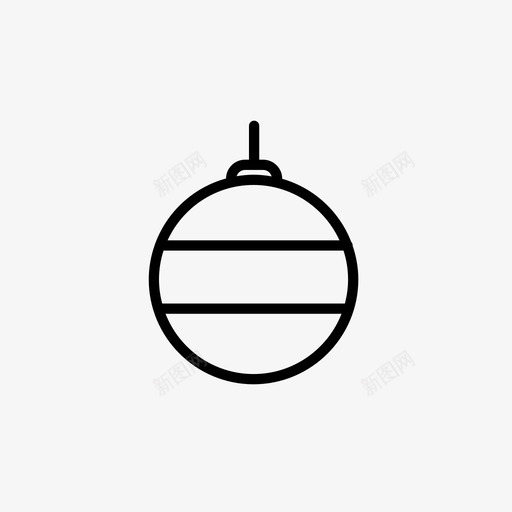 圣诞饰品圣诞套装图标svg_新图网 https://ixintu.com 圣诞套装 圣诞饰品