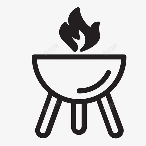 烧烤烹饪假日图标svg_新图网 https://ixintu.com 假日 烧烤 烹饪
