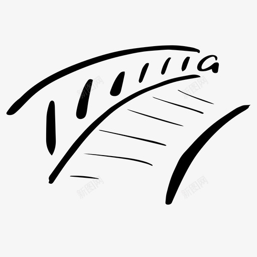 步行桥卡通手势图标svg_新图网 https://ixintu.com 卡通 手势 手绘 手绘超现实人物 步行桥