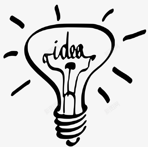 灯,互联网思维,视觉设计svg_新图网 https://ixintu.com 灯,互联网思维,视觉设计