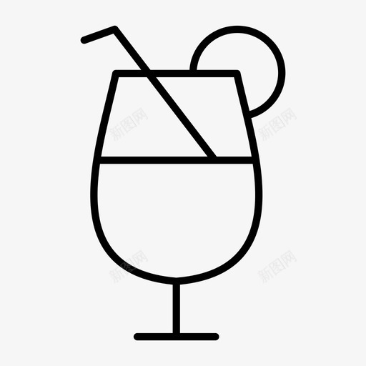 饮料水果果汁图标svg_新图网 https://ixintu.com 放松 果汁 水果 饮料