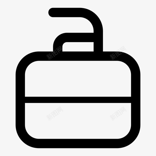 冰壶石游戏运动图标svg_新图网 https://ixintu.com 冰壶石 游戏 现代网络移动线路 运动