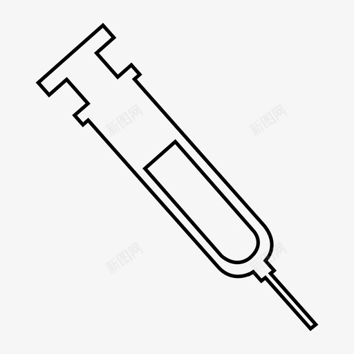 一次性注射器皮下注射器注射器针头图标svg_新图网 https://ixintu.com 一次性注射器 医疗保健 卡通 注射器针头 疫苗 皮下注射器