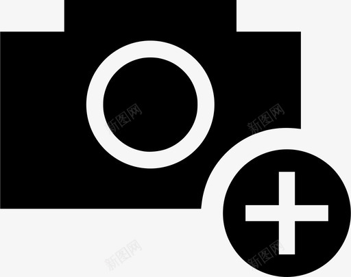 摄像头添加照片图标svg_新图网 https://ixintu.com 图片 摄像头添加 摄像头界面 照片