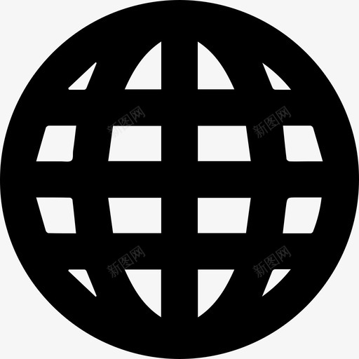 万维网环球网图标svg_新图网 https://ixintu.com 万维网 环球网