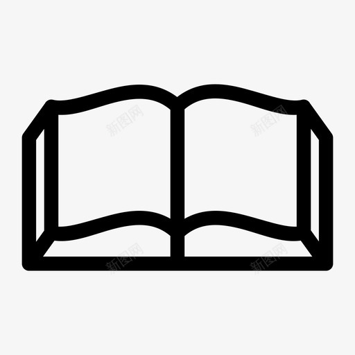 书电子书学习图标svg_新图网 https://ixintu.com 书 图书馆 学习 教学 电子书