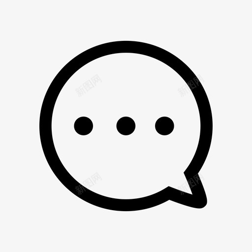 直播_发聊天svg_新图网 https://ixintu.com 直播_发聊天