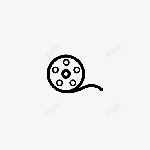 电影卷音乐01图标svg_新图网 https://ixintu.com 电影卷 音乐01