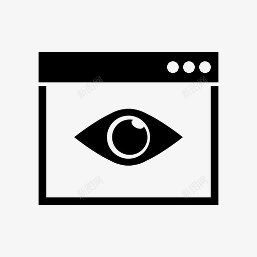 网眼图标svg_新图网 https://ixintu.com 眼 网