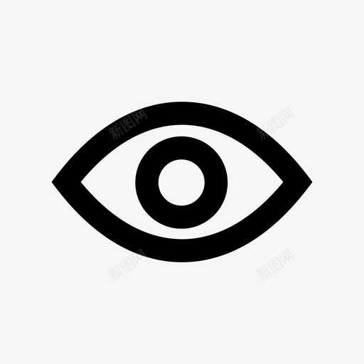 眼睛医疗手表图标svg_新图网 https://ixintu.com 医疗 手表 眼睛