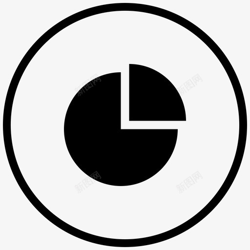饼图分析仪表板图标svg_新图网 https://ixintu.com 仪表板 充值 分析 搜索 添加 统计 饼图