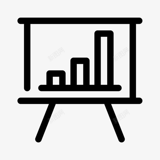 报表条形图显示索引图标svg_新图网 https://ixintu.com 业务元素差距 幻灯片放映 报表 条形图显示 演示 索引