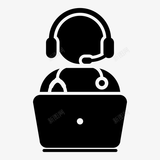 医生建议咨询图标svg_新图网 https://ixintu.com 医学 医生 医生矢量图标 医疗 听诊器 咨询 在线 建议 谈话