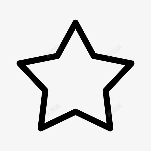 星级最爱评分图标svg_新图网 https://ixintu.com 星级 普通 最爱 评分