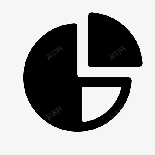 饼图图营销和广告字形v01图标svg_新图网 https://ixintu.com 图 营销和广告字形v01 饼图