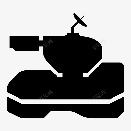 坦克战斗地面图标svg_新图网 https://ixintu.com 地面 坦克 战争 战斗 科幻