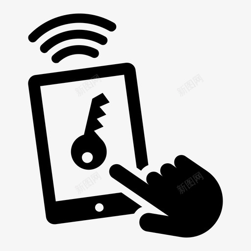 多门锁自动化控制图标svg_新图网 https://ixintu.com 40多个行业 多门锁 安全 控制 自动化 钥匙