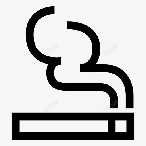 吸烟污染烟雾图标svg_新图网 https://ixintu.com 吸烟 污染 烟雾