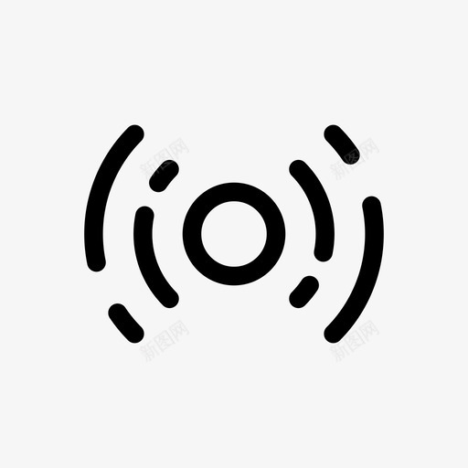 声振波纹信号图标svg_新图网 https://ixintu.com 信号 声振 杂八概述 波 波纹