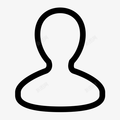 个人-未点击svg_新图网 https://ixintu.com 个人-未点击 爪爪-SAAS