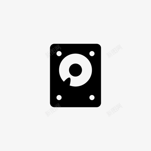 硬件磁盘驱动器图标svg_新图网 https://ixintu.com 硬件 硬盘 磁盘 驱动器