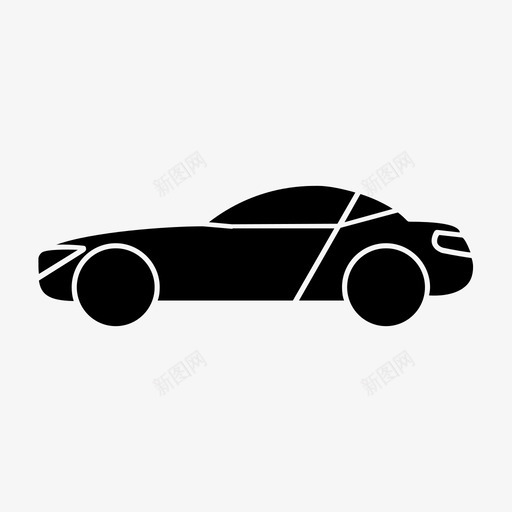 汽车小汽车轻型汽车图标svg_新图网 https://ixintu.com 交通工具 小汽车 汽车 轻型汽车