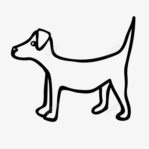 狗动物吠叫图标svg_新图网 https://ixintu.com k9 动物 可爱 吠叫 汪汪 狗