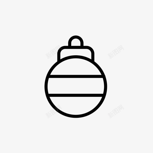 圣诞饰品圣诞套装图标svg_新图网 https://ixintu.com 圣诞套装 圣诞饰品