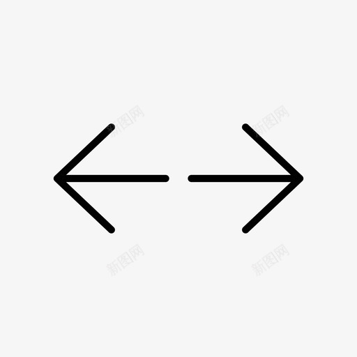 箭头两个都调整大小适合图标svg_新图网 https://ixintu.com 两个都调整大小 增加高度 箭头 范围增加 适合