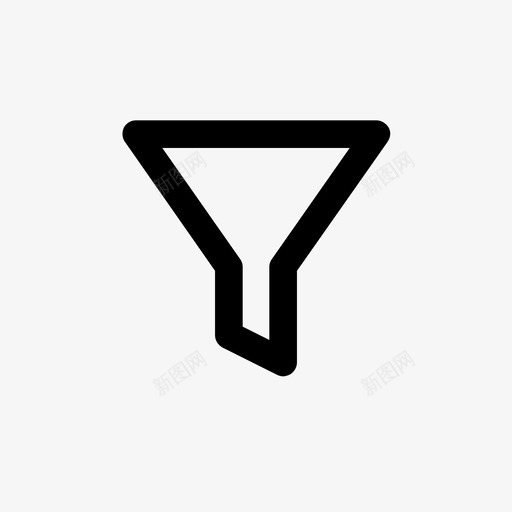 过滤器漏斗段图标svg_新图网 https://ixintu.com ui图标ii 段 漏斗 过滤器