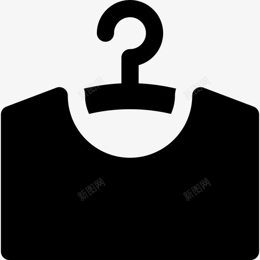 衣架商业电子商务图标svg_新图网 https://ixintu.com 商业 电子商务 衣架